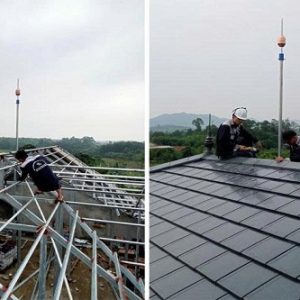 Thiết bị chống sét nhà mái ngói